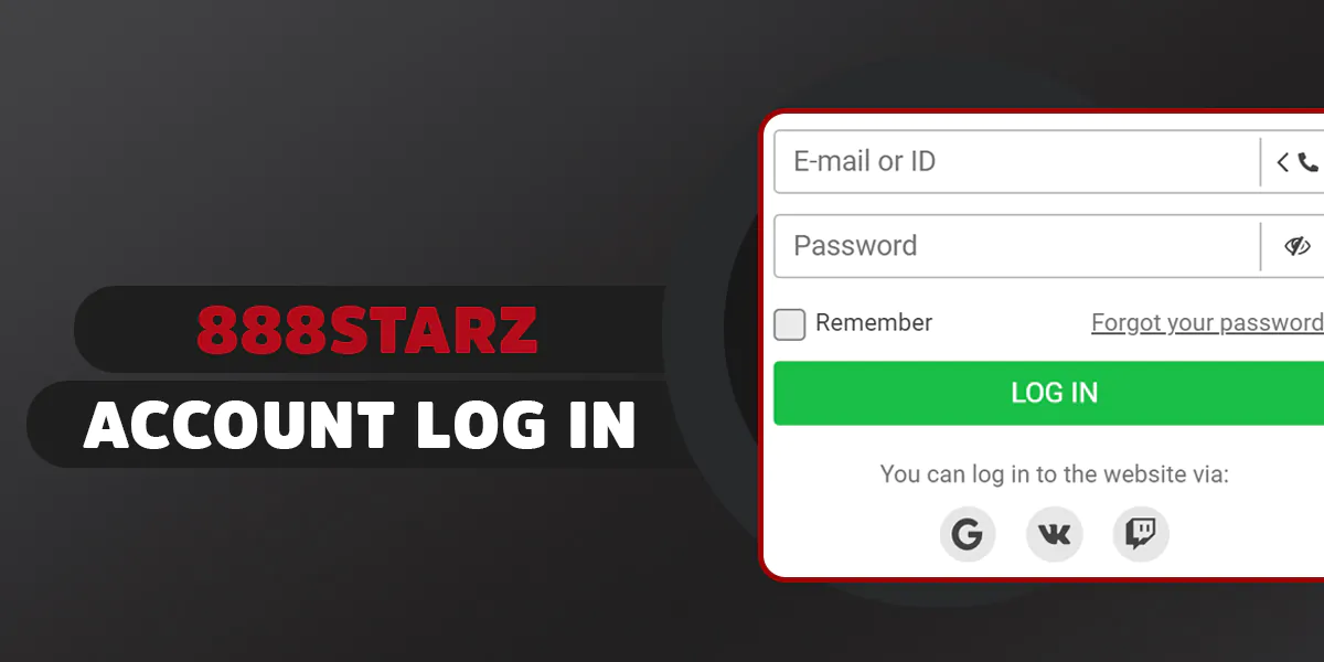 Instructions to log in to your account at 888Starz Bangladesh