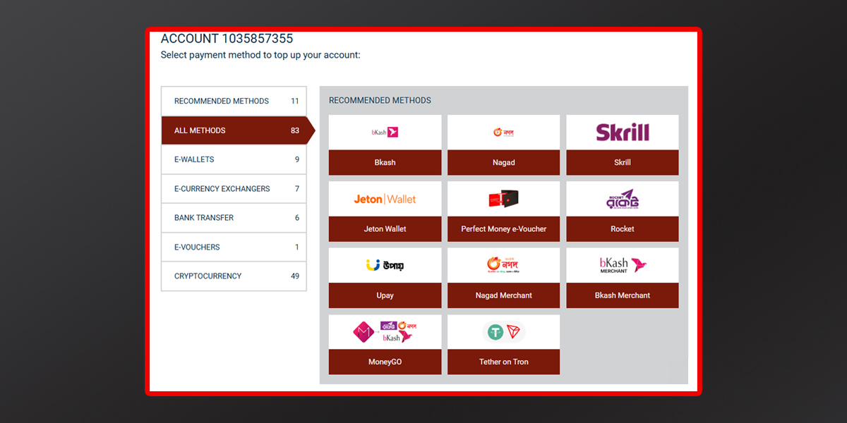 how to claim 888starz bonuses step 2