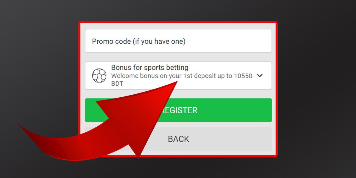 how to register on 888starz in bangladesh step 5