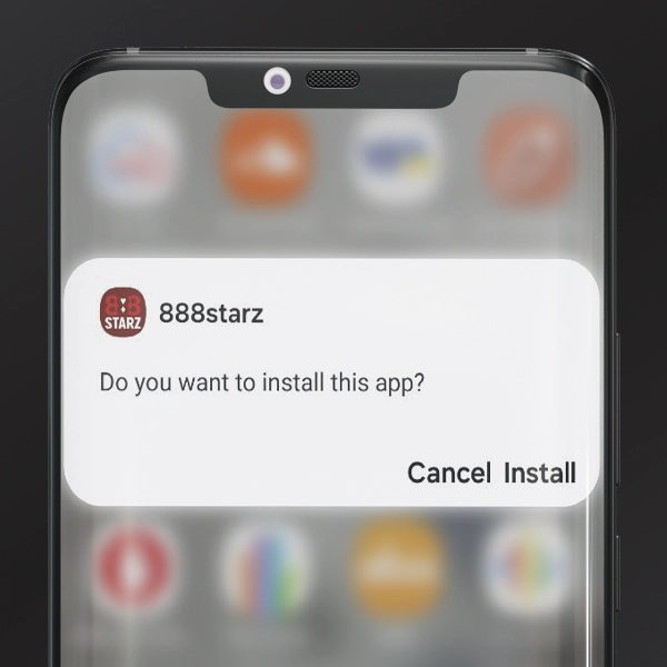 how to install the 888starz app on android   step 4