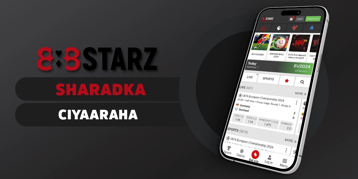 Sharadka ciyaaraha iyo ikhtiyaarada qulqulka tooska ah ee mobilada 888starz ee Bangladesh