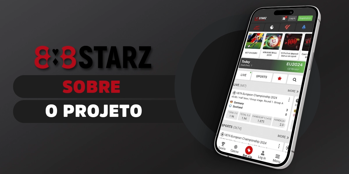 Informações gerais fornecidas sobre o projeto 888starz