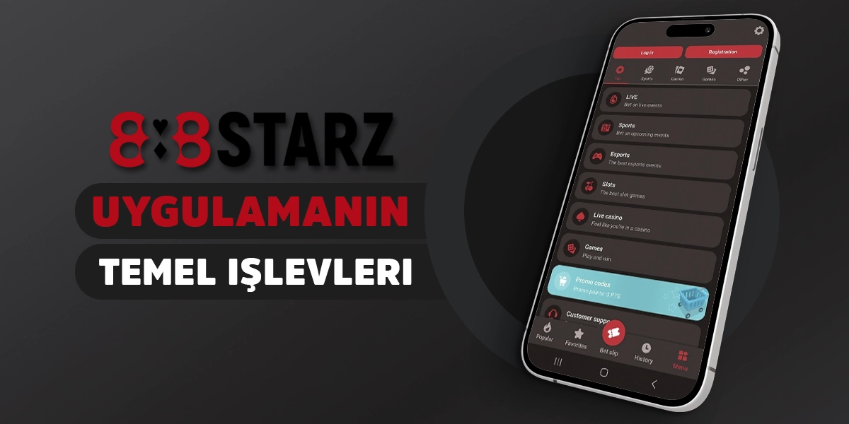 2025 yılında 888starz mobil uygulamasında mevcut temel özellikler