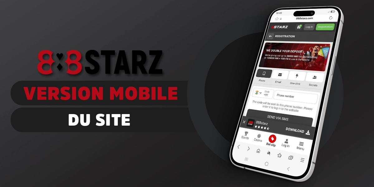 Version mobile du site 888starz proposée comme alternative en Côte d’Ivoire
